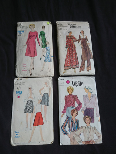 Vtg vogue sewing patterns - vtg,