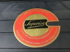 Superior Ribbons 1930’s Vintage unused  Typewriter Ribbon label stamp Ref R28262