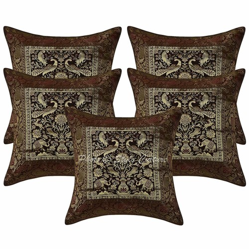 Ethnic brocade throw - ethnic,