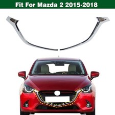 2Pcs Chrome Front Bumper