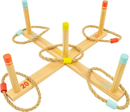 Toys wooden ring toss - ring, game