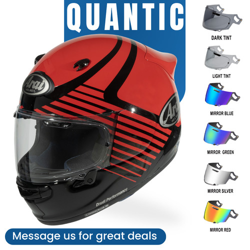 Arai quantic flight red - arai,