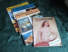 3 Vintage Collectable Needlewoman and Needlecraft +1  Needwork Magazines
