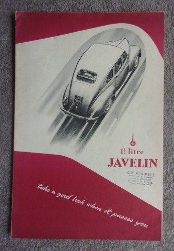 Jowett javelin 2 litre - jowett, 1/2
