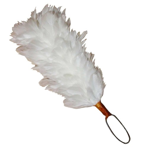 Regimental white hackle - hackle, /