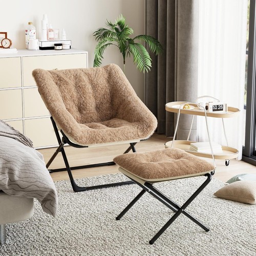 Foldable saucer chair moon - chair,