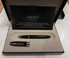 Sheaffer Legacy 9064 Glossy Black Inlaid Nib Fountain Pen (Medium) with Chrome-P