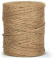 10m-1000M Natural Brown Twine String Shank Craft Jute Christmas Packing 3ply 2mm