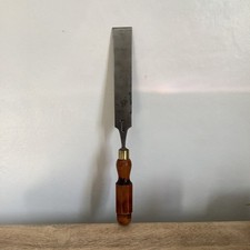 Rare Large James Howarth Sheffield Chisel 1.5” x 7” 1/4 Long Refurbished