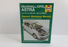 HAYNES MANUAL VAUXHALL ASTRA H H/BACK,S/HATCH & EST 2004-08 (04-08 REG) DIESEL