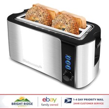 Long Slot Toaster for 4