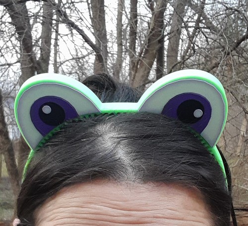 Frog eye headband - frog, kids