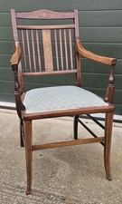 An Edwardian Inlaid Mahogany Elbow Chair by Blowers & Sons Reading