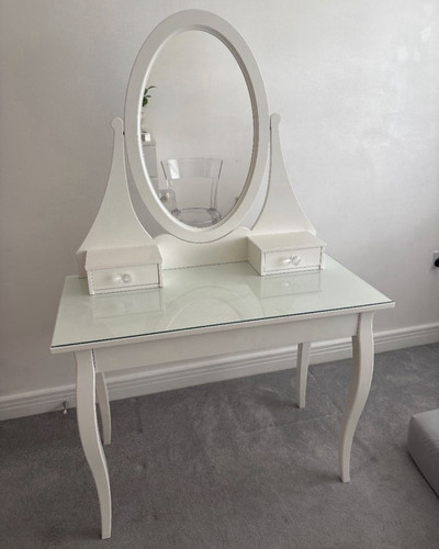 Ikea white dressing table - ikea,