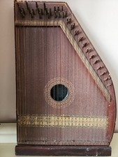 Antique Zither Harp Musical