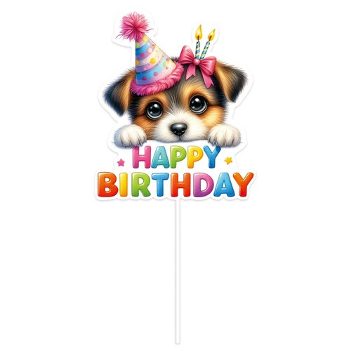 Dog cake topper pet puppy - dog,