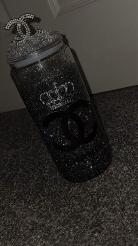 Glass snow globe cup with - globe,