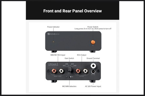 Fosi audio box phono - box, preamp