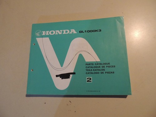 Parts catalogue honda 1000 - catalogue,