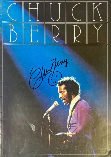 Chuck berry signed autograph - chuck,