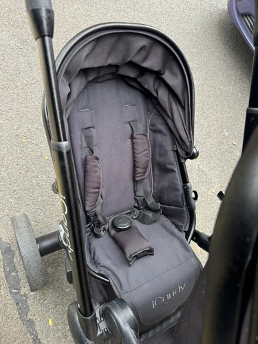 Icandy peach double pram jet - peach,
