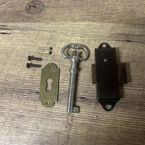 Grandfather clock door lock - door, &