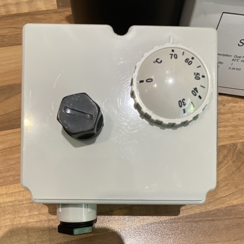 Dual dial thermostat c - dual, 30-70°c