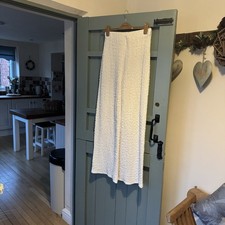 Zara Cream Textured Crinkle