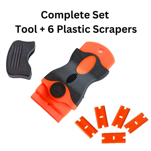Plastic scraper tool glass - plastic,
