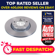 2x Brake Discs Pair Solid fits CITROEN C4 PICASSO Rear 1.2 1.6 1.6D 2.0D 2013 on