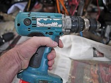 Makita Power Drill Driver Hammer In working order 18V NiCad/Lionl Cordless