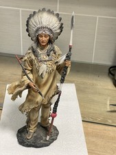 Leonardo Collection Figure Of Sitting Bull 2011 13 1/2” h Good Condition No Box
