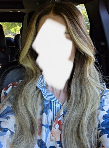 Indian human ash - human, blonde