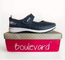EEE Wide Fitting Shoes Navy