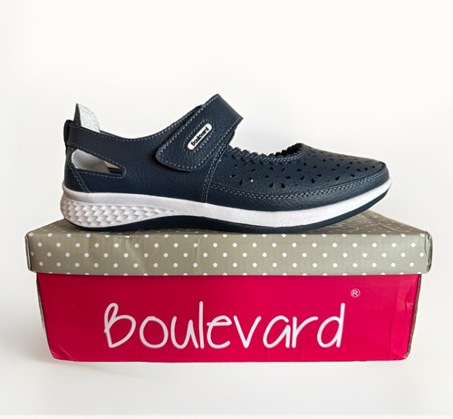 Eee wide fitting shoes navy - shoes,