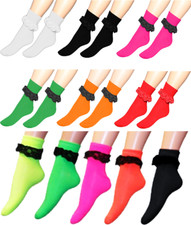New Ankle Lace Frilly Socks