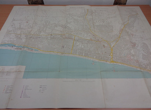 Ww2 restricted german map of - "restricted",