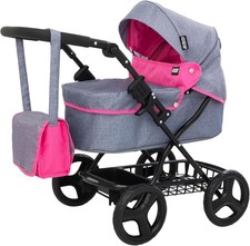 Mamas & Papas Junior Ultima Pram in Grey & Pink Baby Chic - DAMAGED BOX