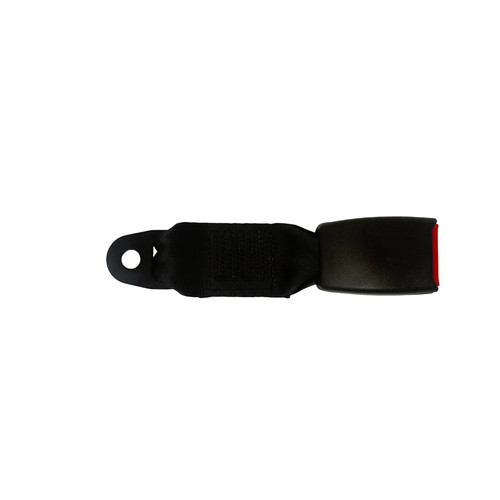 Black seat belt - belt, buckle