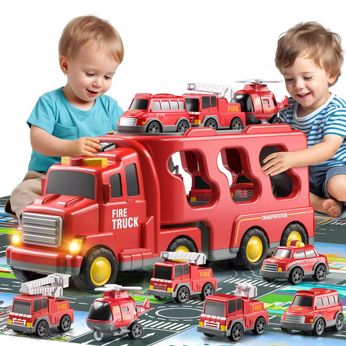 Construction vehicle toys 7in1 - construction,