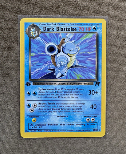 1st edition dark blastoise - dark,