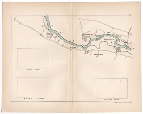 River thames route - river,