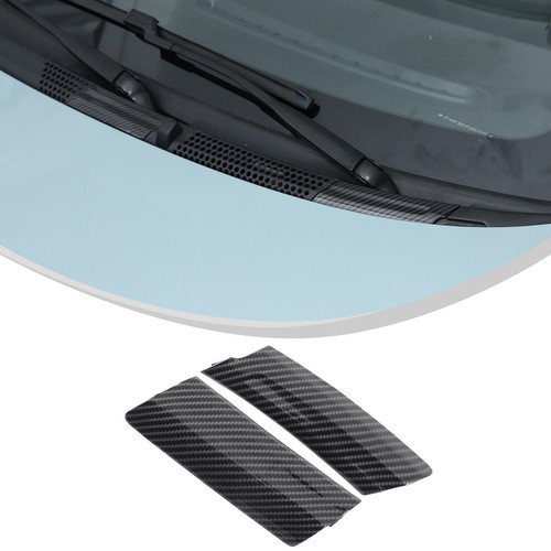 2pcs abs carbon fiber look - carbon,