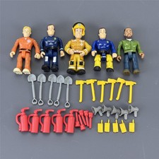 5PCS Fireman Sam Figures Penny Tom Moveable Models Figures Kids Toy