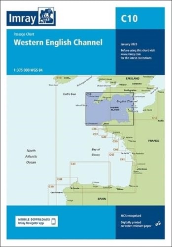 Imray chart c10 - chart, western