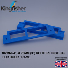 Frame Hinge Jig Router Template for 102mm (4") & 76mm (3") Standard Door Hinges
