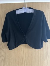 M&S Black Shrug Cardi