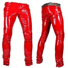 GOTHIC MEN RED BONE FIT PVC