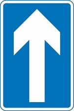 One-way traffic Road safety