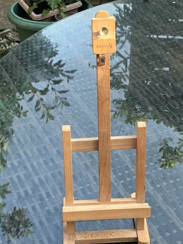 Small table top wooden - top, easel